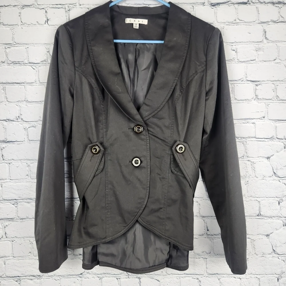 CAbi Size 6 Chocolate Brown Blazer